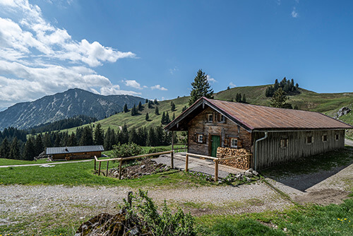 Neuhüttenalm unterhalb vom Fockenstein